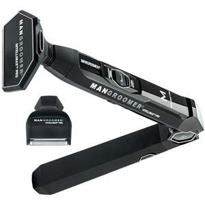 Nouveau rasoir dorsal avec 2 têtes en céramique flexibles, charnière robuste et long manche pour une lame extra large de 6,9 cm - Product Image 2