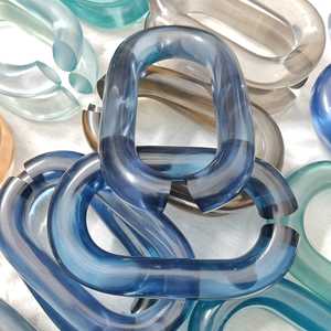 Large Size Resin Chain Links Wall Hanging Decoration <b>Room</b> <b>Divider</b> <b>Curtain</b> Accessories with Love Pattern All colour Available - Product Image 1