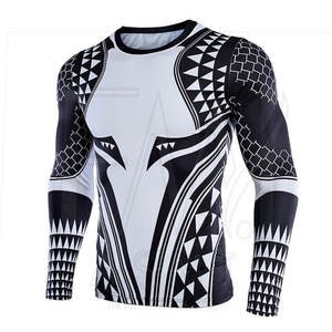 Rashguard confortable pour homme - Couleur/logo personnalisé, séchage rapide, Spandex/Nylon, grande taille, respirant, manches longues, pour le surf - Product Image 3