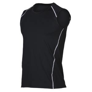 OEM de alta calidad transpirable de punto Casual deporte Fitness entrenamiento Tops para hombres sin mangas viaje chaleco gimnasio camiseta sin mangas - Product Image 3