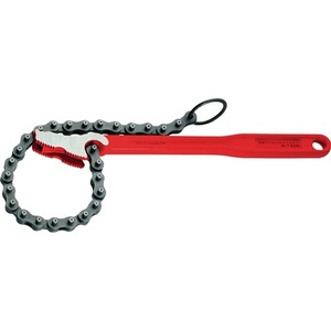 Llave de Cadena para Tuberías ROTHENBERGER de 4 Pulgadas, Izquierda/Derecha, Longitud Total de 300 mm, Rango de Sujeción de 115 mm para Tuberías de 4 Pulgadas - Product Image 1