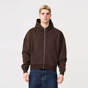 Sudadera con capucha de gran tamaño con cremallera completa: cálida y duradera, perfecta para capas durante el clima frío y ropa informal - Product Image 1