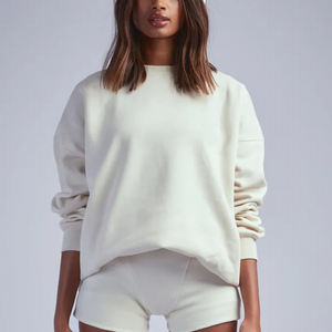 2025 recién llegado artículo de tendencia sudadera de mujer logotipo impreso DTF personalizado al por mayor de alta calidad sudaderas de mujer de gran tamaño - Product Image 2