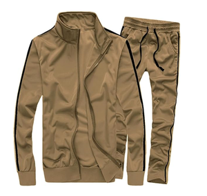 Ensemble de survêtement sportif pour homme, veste zippée intégrale, chaud, décontracté, sweat-shirt - Product Image 3