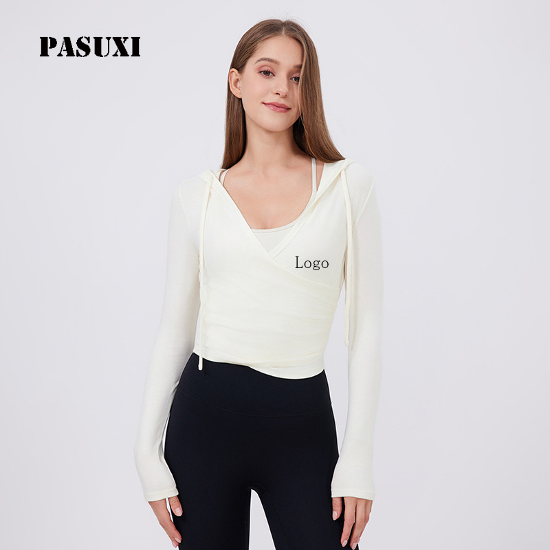 PASUXI Hot Selling Women's Quick Dry Long Sleeve Workout Top Running Yoga Fitness Slim Fit Sports Shirt Activewear Gym Wear