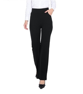 Nouvel Arrivage – Pantalon Crayon Femme OEM de Haute Qualité, Mode Hiver, Couleur Unie, Taille Mi-Haute, Décontracté, 100% Coton Anti-Plis - Product Image 2