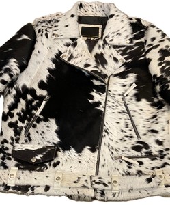 Chaqueta de piel de vaca hecha a mano con estilo chaqueta de cuero personalizada hecha a mano y realista chaqueta de moto para mujer - Product Image 6