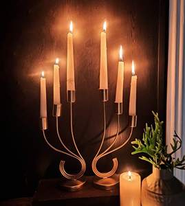 Support à bougie en métal de haute qualité, unique, pour l'extérieur et l'intérieur, décoration de fête, mariage, pot à bougie - Product Image 1