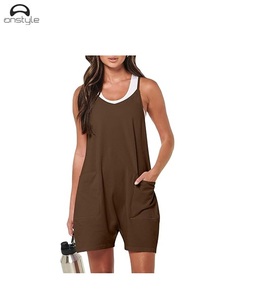 Mono liso de manga larga y calidad premium para mujer, estilo con cremallera y ropa de calle, trajes de salto para mujer de Onstyle sports - Product Image 2