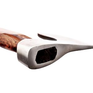 Venta directa de fábrica, hacha vikinga de acero al carbono forjada a mano personalizada con mango de madera, herramienta de supervivencia para acampar de grado Industrial - Product Image 5