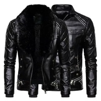 Blouson Bomber Homme en Cuir de Mouton Véritable, Long, Hiver, Tendance, Imperméable, Respirant, Anti-UV, Style Moto Biker, Vente en Gros