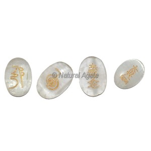 Grossiste et fournisseur de quartz rose couleur Usui Reiki ovale - Product Image 6