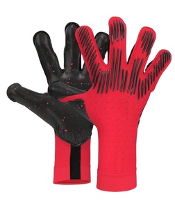 Gants de gardien de but de football professionnels en cuir avec logo personnalisé, protection des doigts réglable – Fournisseur direct usine - Product Image 2