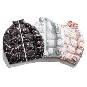 Chaqueta Acolchada Impermeable con Capucha, Sublimada Personalizada, para Hombre y Mujer, Invierno, Forro de Poliéster de 240g, Camuflaje, Dibujos Animados, Personalizada - Product Image 4