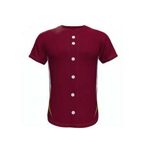 Maillot de baseball imprimé à séchage rapide et respirant, 220g, impression numérique, personnalisable, pour équipe masculine, 100% polyester, logo personnalisé, best-seller - Product Image 4