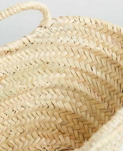 <b>Straw</b> Basket, <b>Woven</b> Basket, French Basket <b>Bag</b>, Moroccan Basket - Product Image 4