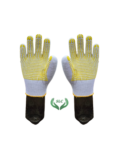Gants de sécurité en coton tricoté d'origine indonésienne, antidérapants, respirants, durables, à usage général - Product Image 6