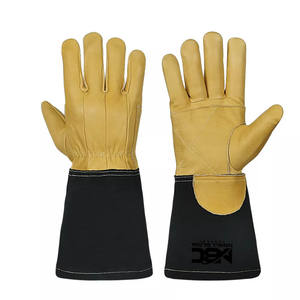 Custom Made TIG <b>Welding</b> <b>Gloves</b> Winter Work Safety <b>Gloves</b> of Cow Split Leather - Product Image 4
