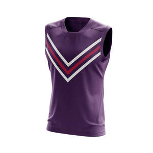 Camiseta de Fútbol Australiano Sublimada Personalizada para Adultos, 100% Poliéster, Transpirable, Talla Grande, Camiseta de Rugby AFL - Product Image 6