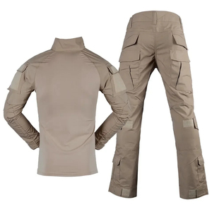 Ventes chaudes Uniformes de sécurité noirs avec chemises et pantalons Vêtements d'entraînement pour hommes Nouveaux ensembles d'uniformes de sécurité à manches courtes - Product Image 3