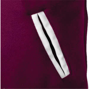 Veste universitaire unisexe de baseball de haute qualité avec logo brodé sur le tissu de toile avant - Product Image 3