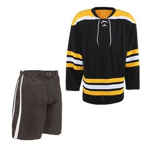 Ropa deportiva superventas conjuntos de uniformes de hockey sobre hielo de secado rápido logotipo personalizado y tamaño conjuntos de uniformes de hockey sobre hielo transpirables para hombres - Product Image 5
