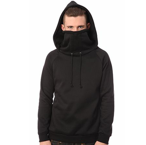 Masque facial respirant Ninja Hoodies Hommes Pull à capuche personnalisé à manches longues Chaud de haute qualité Gris Bleu Masque de ski Ninja Hoodies - Product Image 2