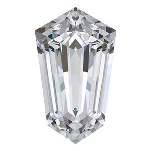 Diamantes CVD cultivados en laboratorio, corte hexagonal único, color amarillo, 4 quilates, certificados por IGI, claridad VVS, disponibles al por mayor para collar. - Product Image 3