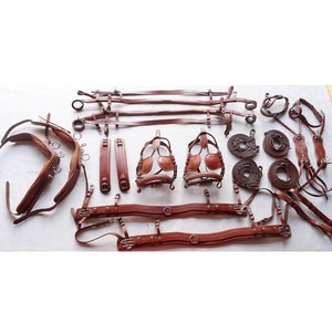 Juego de arnés de caballo para carreras y montar seguras/Juego de arnés de caballo inteligente hecho en cuero para lo último en comodidad y control hecho a mano - Product Image 1