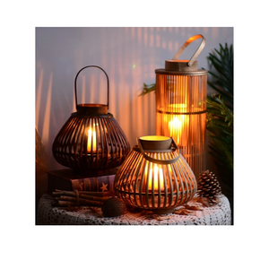 Venta caliente: linternas de bambú Premium/lámpara de bambú 100% Bambú de Vietnam, tamaño personalizado - Product Image 3