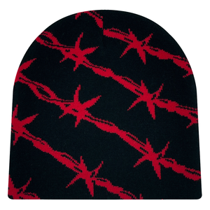 Wholesale OEM ODM Custom Logo Jacquard Knit 100% Acrylic Y2K Style Unisex Winter <b>Beanie</b> Travel <b>Streetwear</b> - Product Image 4