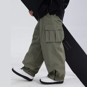 Pantalon de neige oversize baggy de haute qualité pour femmes Rabbit Snow StreetFlow Freestyle, imperméable et respirant, pantalon baggy de ski - Product Image 1