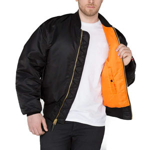 2026 Oem Custom High Quality Bomber <b>Jacket</b> For <b>Men</b> Streetwear Oversized Nylon <b>Men</b> Clothing Short Body Bomber <b>Jacket</b> - Product Image 5