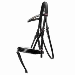 Bride de cheval en cuir véritable de haute qualité Bride de cheval en cuir véritable Bride de cheval en cuir véritable personnalisée - Product Image 3