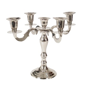 Candelabro de Diseño Elegante para Cena a la Luz de las Velas, Candelabro de Calidad Estándar, Brillante y Pulido, Decoración para Mesa de Comedor de Hotel - Product Image 3