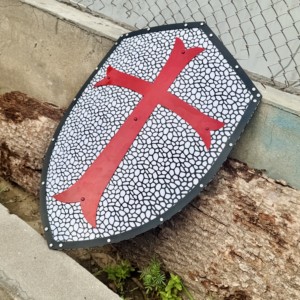 Bouclier Viking fait à la main personnalisé bataille bouclier Viking conception personnalisée par bord o accessoires fabricant. - Product Image 6