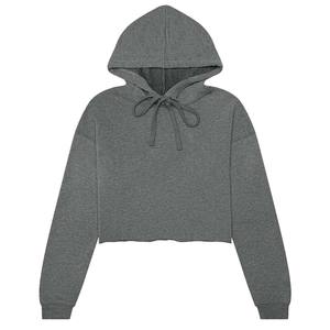 Jerseys informales para mujer con cordón de manga larga, Chaqueta corta con capucha, prendas de vestir, sudadera deportiva personalizada, venta al por mayor - Product Image 1