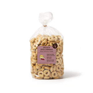 Puglia Sapori S.r.l. Fabriqué en Italie, collation salée croustillante gourmet, speck et fromage, tarallini, 5 kg, modèle CTL32 - Product Image 1