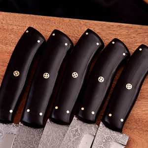 Handmade 5 Pieces High Quality German Stainless Steel <b>Knife</b> <b>Set</b> Super <b>sharp</b> Edge - Product Image 2