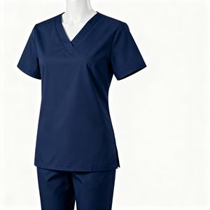 Venta al por mayor personalizado cuello en V uniforme elegante salón de spa colorido dental uniformes de Enfermería Médica Scrubs conjuntos - Product Image 3