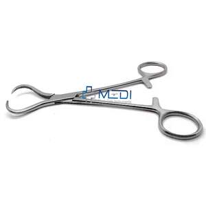 Fórceps de sujeción quirúrgicos de acero alemán Fórceps de sujeción de hueso Lewin personalizados Abrazadera dentada quirúrgica de 7 pulgadas - Product Image 2