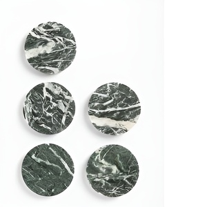 Modern White Marble Coasters Finest Quality Stone <b>Table</b> Top Decoration Hot Selling Metal <b>Mats</b> & Pads - Product Image 6