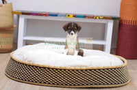 Lits tissés à la main pour chiens et chats, maison de couchage en jonc de mer pour animaux de compagnie naturel de haute qualité, solide et robuste, vente en gros