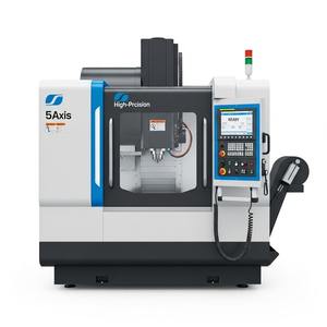 Centre d'usinage industriel à commande numérique CNC à 5 axes vertical haute performance, robuste, avec commande Siemens, fraisage et perçage - Product Image 6