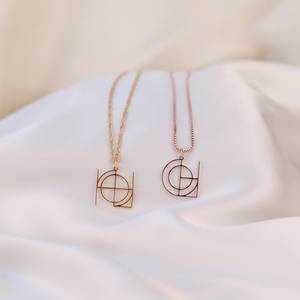 สร้อยคอโซ่แบบวาดลวดลายสวยงามสร้อยคอศิลปะทำเองได้ภาพศิลปะทำโลโก้เครื่องประดับของขวัญที่ระลึกสำหรับสร้อยคอแม่ - Product Image 2