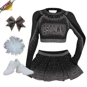 2024 Tendance Produits Joyeux Costume <span class=keywords><strong>Boutique</strong></span> Enfants <span class=keywords><strong>Cheerleading</strong></span> Uniforme - Product Image 2