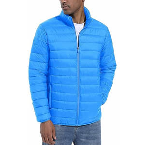 Chaqueta Acolchada Ligera para Hombre, Repelente al Agua, Cortavientos, Aislante, Abrigo de Invierno Transpirable, Exterior de Nailon, Interior de Poliéster Suave - Product Image 2
