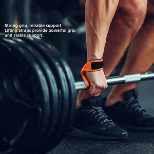 Bandes de poignet en coton de haute qualité avec logo personnalisé, équipement de sécurité pour la musculation en salle de sport, haltérophilie, sangles d'entraînement en gros - Product Image 1