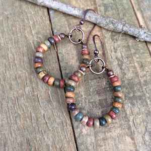 Collier ras du cou en cristal de perles Sodalite 8mm fait main bijoux artisanaux en pierre Sodalite naturelle - Product Image 6