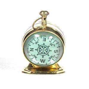 High Quality Handmade <b>Vintage</b> Brass Nautical Analog <b>Clock</b> Custom Design Dial Oval Unique Glass Display for Home Office Gift - Product Image 4